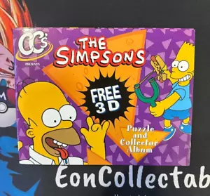 Los Simpson 1998 | Álbum coleccionista rompecabezas lenticular 3D CC | Tazo COMPLETO - Imagen 1 de 3
