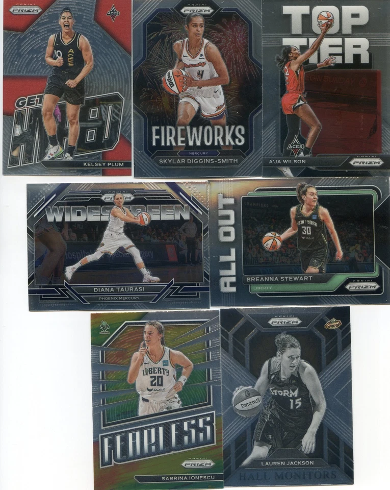2023 Panini Prizm WNBA PICK YOUR CARD for INSERT SET FIREWORKS FEARLESS ALL OUT+ - Image 1 of 1