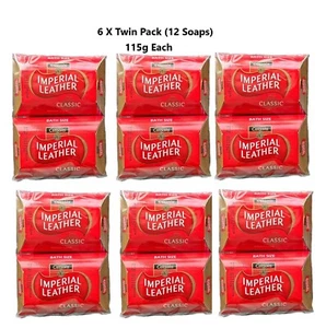 6 x Imperial Leather Bar Soap Classic Twin Pack (12 Soaps) 115g Each - Picture 1 of 4