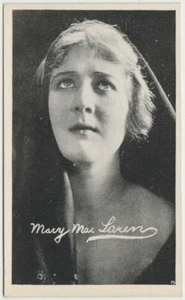 Mary MacLaren 1910s Kromo Gravure Trading Card - Silent Film Star - Bild 1 von 2