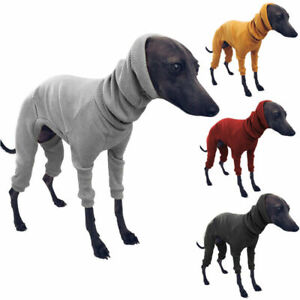 Winter Dog Coat Jacket Tight Dog Hoodie Dog Jumper Sweater for Greyhound Whippet