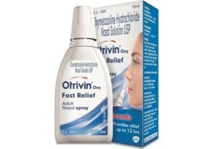 Otrivin Oxy Fast Relief Adult Nasal Spray Drops 10 ml Pack of 12
