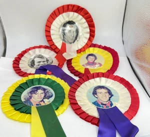 5 rosetas fotográficas Speedway Rider vintage - Imagen 1 de 4