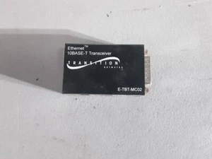 E-TBT-MC02 - Transition Networks Ethernet 10-Base-T Transceiver - Picture 1 of 3
