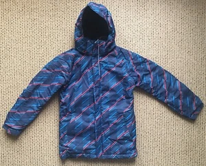 Columbia Ski Jacket Outgrown System Size M (10-12) Navy/Red Removable Hood EUC - Picture 1 of 4