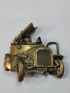 RARE Hook and Ladder FD Belt Buckle Fire Truck/Engine Cutout VTG 1978 Baron 6068 - Picture 1 of 19