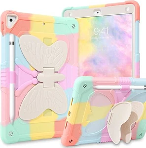 Case For iPad 5th/6th/Air 2/Pro (9.7") Heavy Duty Stand Rugged Shockproof Cover - Picture 1 of 13