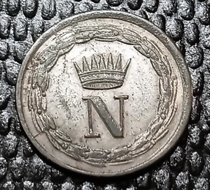 ITALIE 10 CENTESIMI 1810 M NAPOLEON Ier ROI D'ITALIE - Argent - Bild 1 von 2