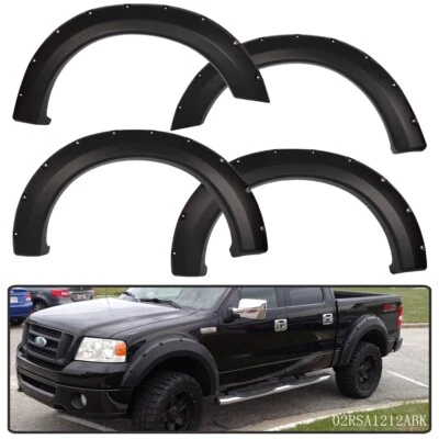Fender Flares Pocket Rivet Bolt Style 4Pcs Fit For Ford F150 04 - 08 2006 Smooth Foto 1 de 4