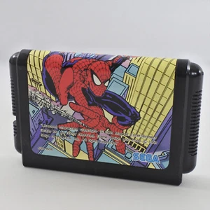 Mega Drive SPIDERMAN Spider Man Cartridge Only Sega 2424 mdc - Picture 1 of 4