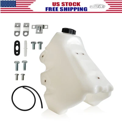 Fuel Gas Tank White For 2003-2004 Kawasaki KLX400R KLX400SR 3.2 Gal - Image 1 of 4