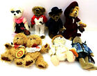 Lot of 8 Brass Button Collection Plush Bears ~ Rosie, Baxter, Roxy, Lucy, Bianca