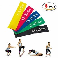 Resistance Loop Bands Set Strength fitness Gym exercise Yoga workout Pull Up
