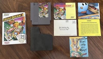 Vegas Dream NES (Nintendo, 1989) Completo En Caja CIB CON Manual e Insertos Foto 1 de 4
