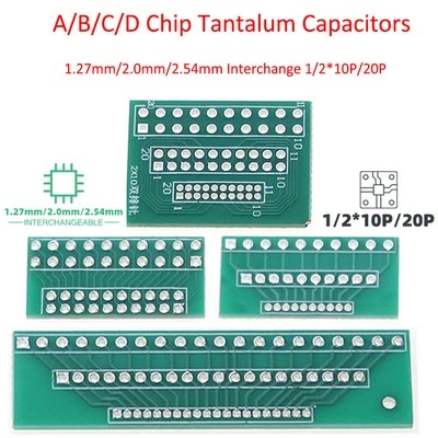 X10P/20P 1.27mm/2.0mm/2.54mm PCB Adapter Plate Single/Double Row Interchangeable - Image 1 of 4