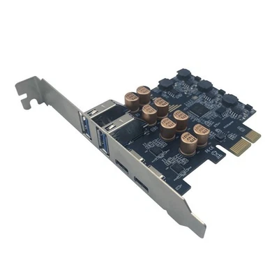 PCIE to USB 3.2 Gen1 5Gbps Expansion Card PCI-E X1 to 2 Port USB-A + 2 Port2690 - Image 1 of 4