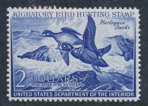 UNITED STATES (US) RW19 MINT VF LH $2 HARLEQUIN - Picture 1 of 2