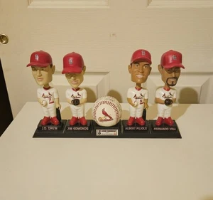Juego completo BobbleHead McDonalds McDonalds 2002 de los Cardenales de San Luis Edmonds Drew Vina Pujols - Imagen 1 de 14