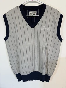 Bogey Boys Gray/Blue Sweater Vest Golf Attire Men’s Size Large NEW Macklemore - Picture 1 of 5