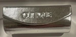 Clinique Silver Lipstick Case Holder with Mirror Rare - Picture 1 of 2
