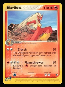 Blaziken 15/109 Rubino e Zaffiro Pokemon NON OLOGRAFICO - quasi nuovo - Foto 1 di 2