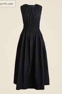 NWT! J.Crew Hyacinth dress in cotton poplin. Petite Small. $128 CI930 - Picture 1 of 10
