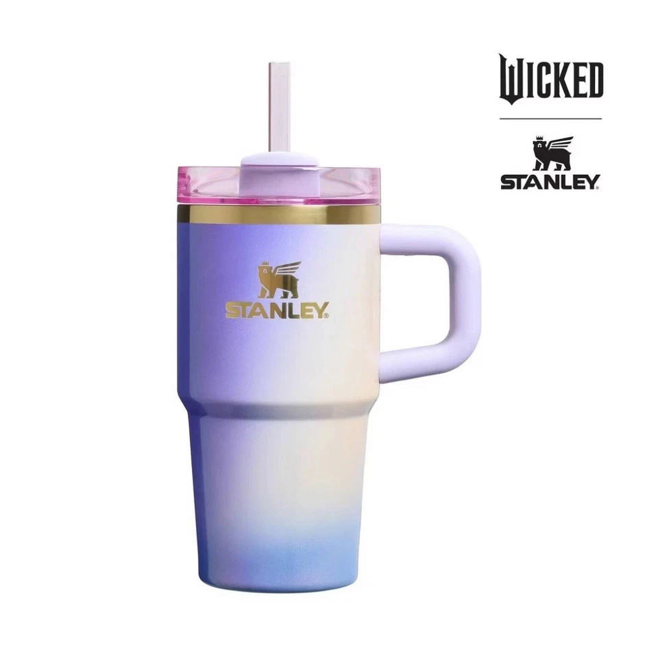Stanley Target Wicked For Good Glinda Flowstate Quencher H2.0 Tumbler 20oz Water