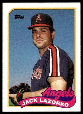 1989 Topps Jack Lazorko California Angels #362 - Image 1 of 2