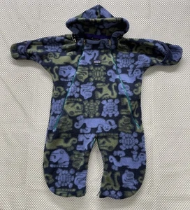 Vintage Patagonia Bunting Baby Infant Size 6 Months 90s Turtle Aztec Made In USA - Picture 1 of 7