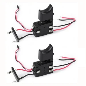 Interruptor de control de taladro eléctrico de 2 piezas DC 7,2 V-24 V 16A -Broca Tr2650 - Imagen 1 de 7