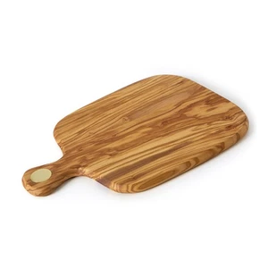 Berard Racine Olivewood 11.4-Inch Cutting Board with Handle - Picture 1 of 4