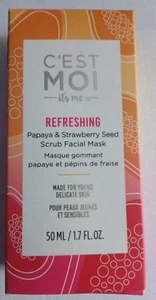 MASCHERA VISO SCRUB RINFRESCANTE PAPAYA E SEMI DI FRAGOLA C'EST MOI -IT'S ME- 1,7 - Foto 1 di 7