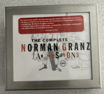 The Complete Norman Granz Jam Sessions 5xCD Box 2004 Bird Diz Basie Webster Getz - Image 1 of 4