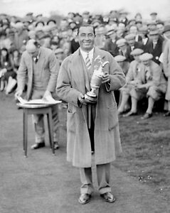 1929 Golf Legend WALTER HAGEN Glossy 8x10 Golf Photo British Open Print Poster