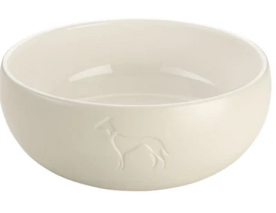 Hunter Keramiknapf 1500ml weiß Hundenapf Futternapf Wassernapf Rutschfest - Bild 1 von 4