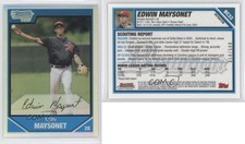2007 Bowman Chrome Prospects Refractor /500 Edwin Maysonet #BC33