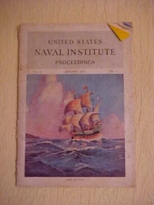 UNITED STATES NAVAL INSTITUTE PROCEEDINGS  (1957 Booklet - Picture 1 of 5