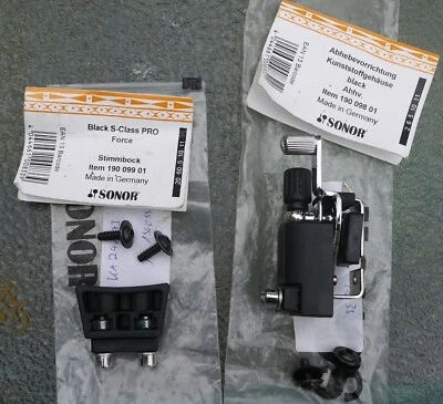 Juego de colador Sonor Snare negro 19009801 y 19009901 Stimbock 2006 nuevo de stock Foto 1 de 4