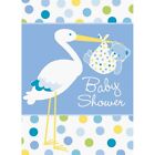 Unique Party - Storch - Einladungen, Baby Shower 8er-Pack (SG23574)