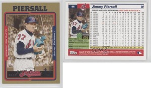 2005 Topps Retired Signature Edition Gold /500 Jim Piersall #96