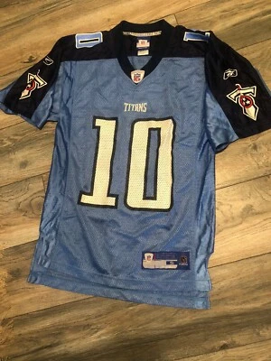 NWOT'S Reebok On Field Tennessee Titans NFL Jersey Men’s SZ S Blue ERROR Jersey - Image 1 of 4