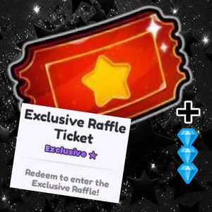 3x Exclusive Raffle Ticket + 5 Millions Diamonds. PS99. Same Day - Picture 1 of 1