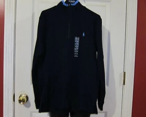 Polo Ralph Lauren 1/25 Sweater For Boys Blue/Gray Sz - L/XL - NWT $55 - Picture 1 of 4