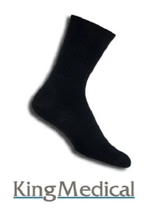 Padded Black Ankle Socks - Cushioned Sole - For Flat Feet Suffers - Picture 1 of 1