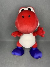 Yoshi Red Street Plush 12" PLAY Takara 1995 Yossy Super Mario Japan Doll Big