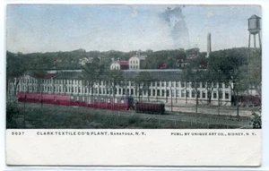 Clark Textilfabrik Werk Saratoga New York 1908 Postkarte - Bild 1 von 1