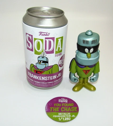 FUNKO SODA VINYL FIGURE FRANKENSTEIN JR. METALLIC CHASE 1/1250 Cover