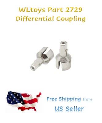 WLtoys 124008 OEM RC Car Part 2729 Differential Coupling Set Ships FREE from US - Image 1 of 4