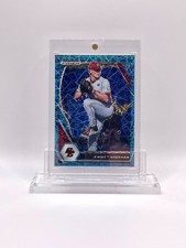 Emmet Sheehan 2021 Panini Prizm RARE Carolina Blue Velocity Rookie Card RC