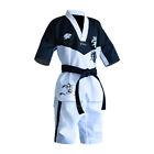 Uniforme de taekwondo coréen col en V dobok uniformes blancs tae kwon do MMA arts martiaux